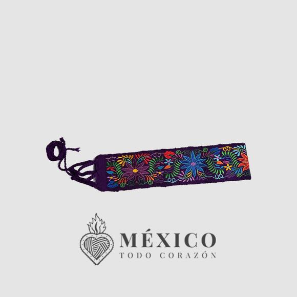 Mexican Folkloric belt day of the dead 5 de Mayo colorfull mexico todo corazon - Picture 4 of 4